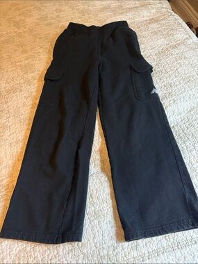 New Balance Black Kids Cargo Sweatpants with Side Pockets